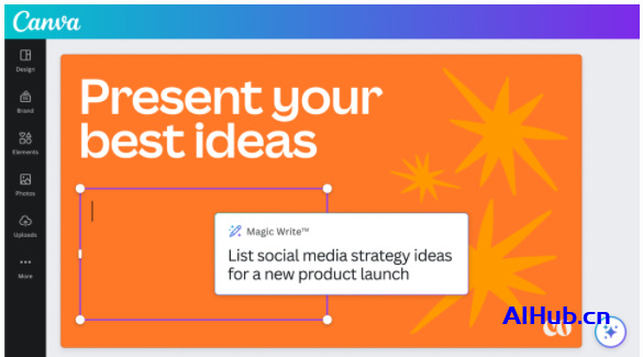 设计应用Canva发布AI设计工具套件 可生成自定义模板