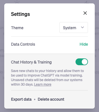 ChatGPT 新增隐私选项,并将在未来几个月内推出 ChatGPT 企业版订阅服务