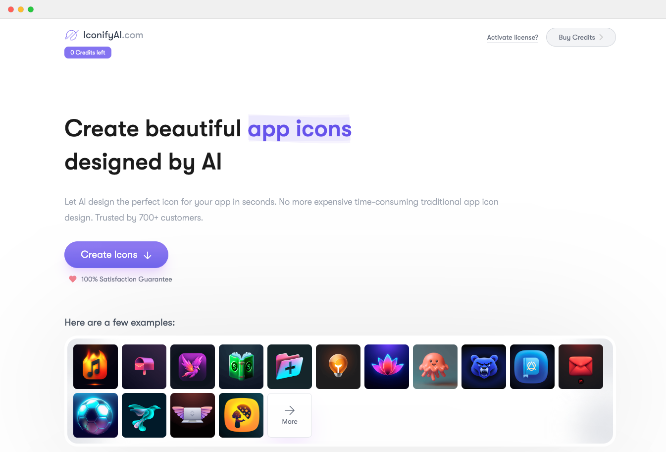 IconifyAI:AI应用图标生成器