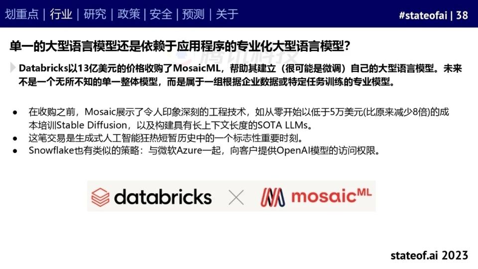 2023人工智能现状报告:算力如同新石油,生成式AI拯救了风投