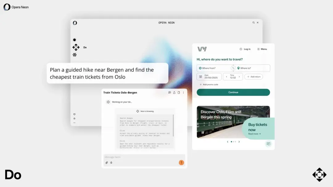 Opera Neon:Opera 推出的AI智能代理浏览器