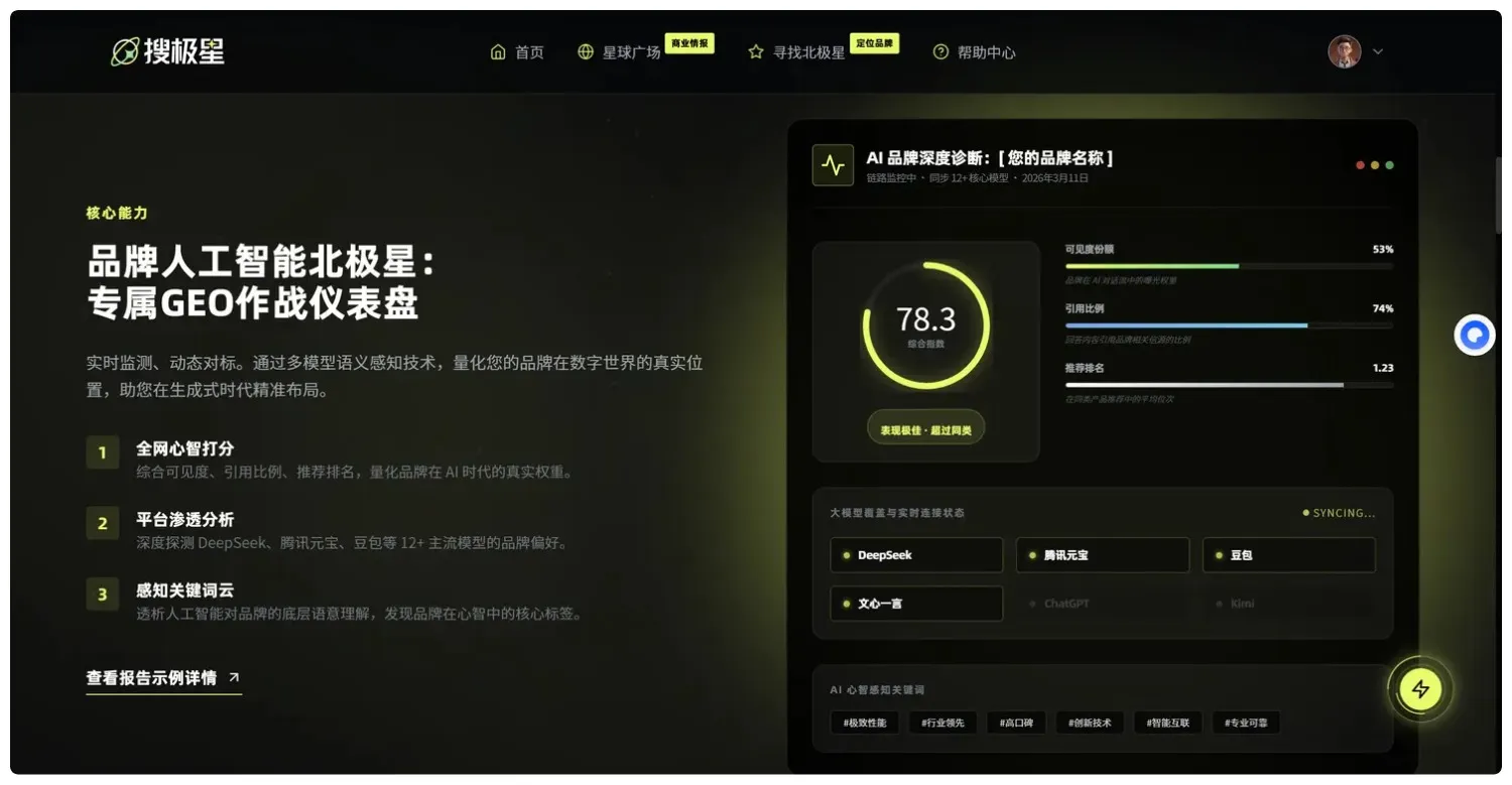 搜极星的核心优势