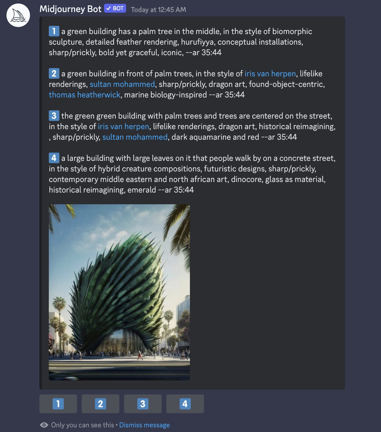 AI 绘画神器 MidJourney 更新：图生文功能上线