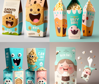 2天300+作品,Midjourney将彻底颠覆食品包装设计!