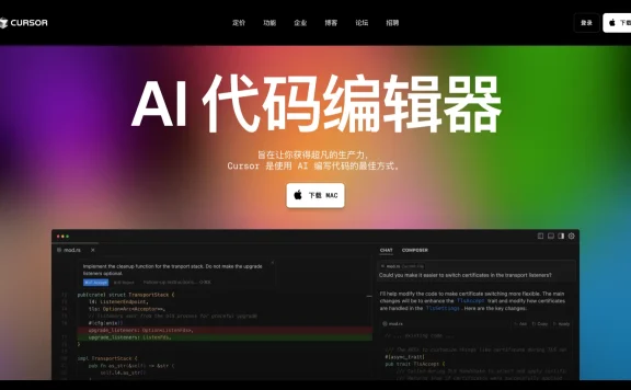 Cursor：Anysphere推出的 AI 代码编辑器