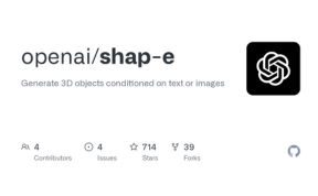 Shap-E-OpenAI发布的3D生成模型