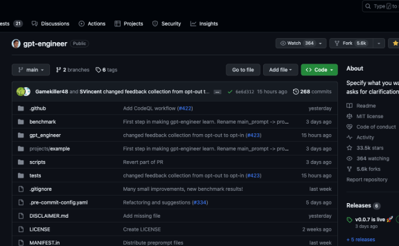 GPT-Engineer-根据AI指令生成完整代码库