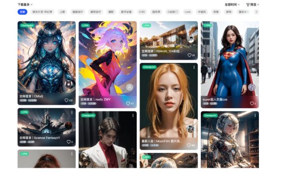 LiblibAI•哩布哩布AI - 国内AI绘画模型分享社区