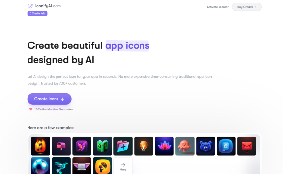 IconifyAI:AI应用图标生成器