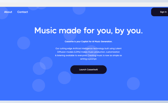CassetteAI-人工智能音乐生成平台