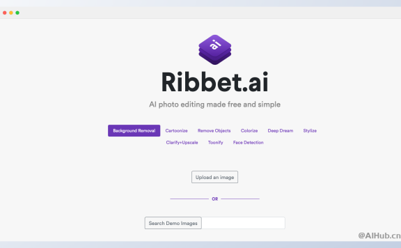 Ribbet.ai-简单免费的AI照片编辑平台