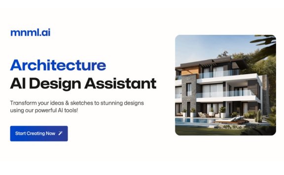 Mnml.ai-你的建筑和室内设计AI助手