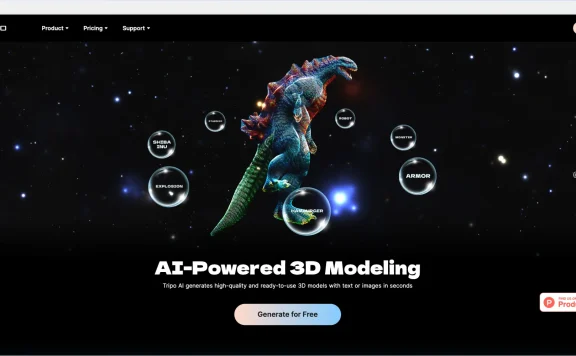 Tripo AI：AI驱动的在线3D建模平台