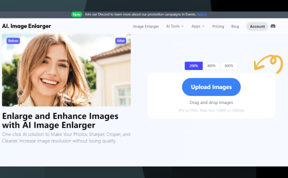 Imglarger-AI图像增强工具,智能优化图片质量