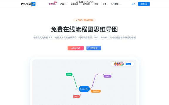 ProcessOn-免费在线流程图思维导图