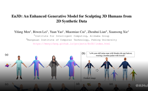 En3D: 通过文本或图片生成3D人物模型