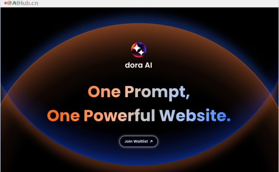 Dora AI - AI驱动的网站生成平台