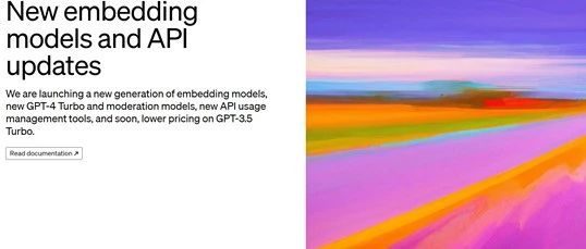 ChatGPT模型大更新！全新大、小文本嵌入模型，API价格大降价