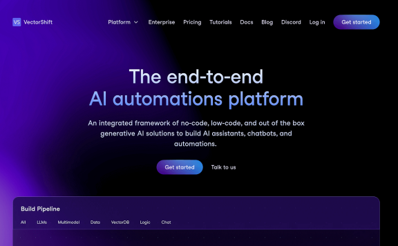 VectorShift-AI应用自动化构建平台