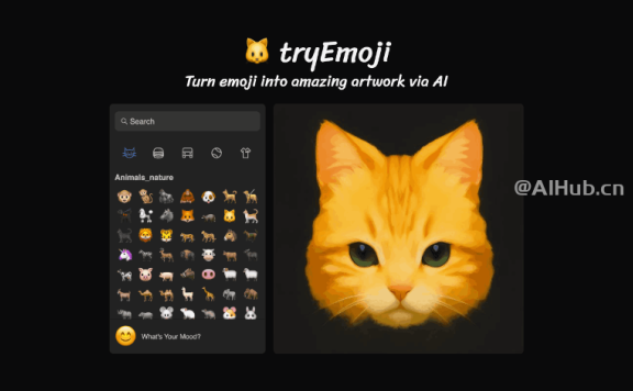 tryEmoji-AI驱动的emoji表情到图像转换工具