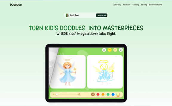 DoDoBoo-AI驱动的儿童绘画产品
