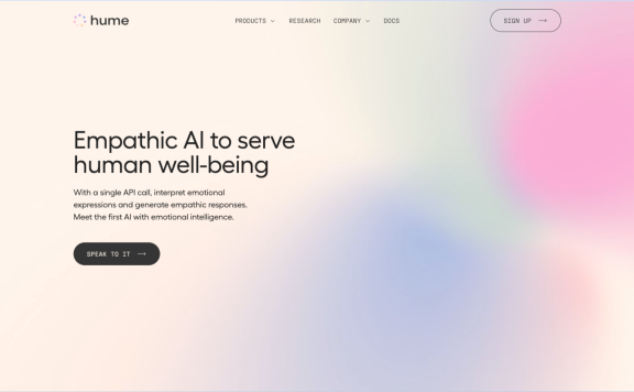 Hume AI-具有高情商的对话AI机器人
