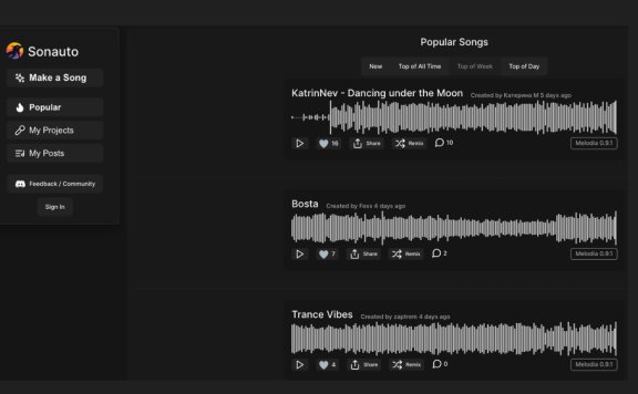 Sonauto-免费的AI音乐创作工具
