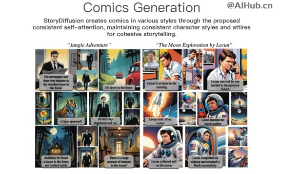StoryDiffusion-字节推出的一致性图像和长视频生成工具