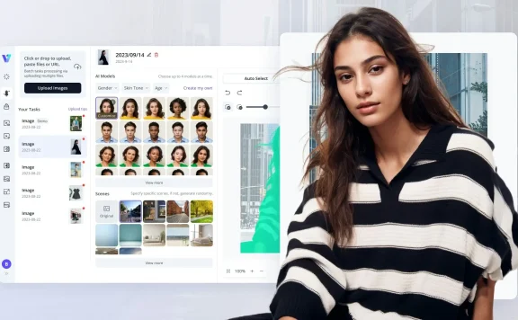 Vmake AI:美图推出的AI电商商品图编辑器,快速生成AI时装模特和商品图