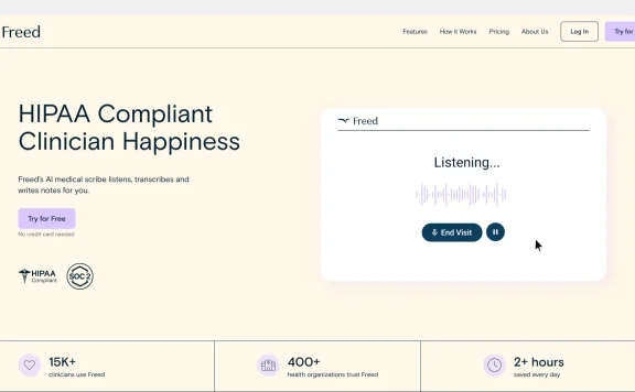 Freed：临床医生们的AI医疗助理