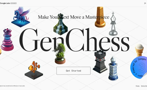 GenChess - 谷歌推出的创新AI产品,一句话让万物变成国际象棋并能在线对战