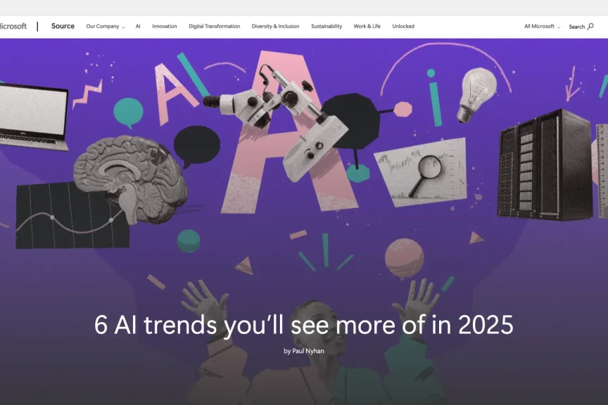 微软发布2025年AI预测：AI Agents将彻底改变工作方式