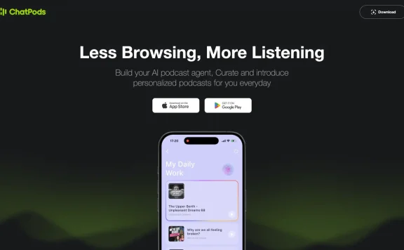 Chatpods - AI智能播客助手,通过AI提升你的播客体验