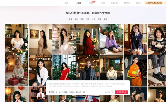 绘蛙创意文生图 - 绘蛙推出的AI图像生成工具