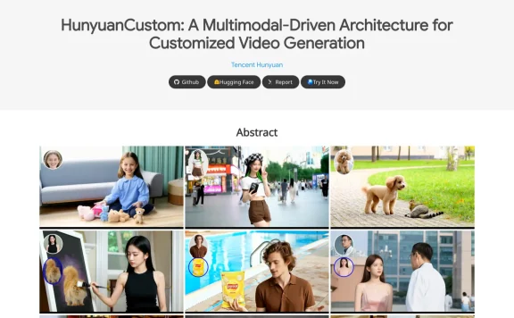 HunyuanCustom：腾讯混元开源的多模态定制化视频生成工具