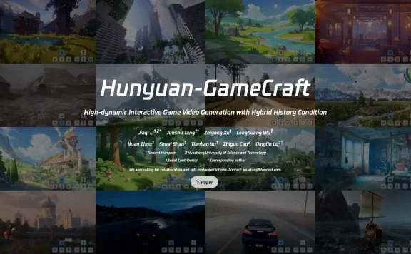 Hunyuan-GameCraft:腾讯混元等开源的高动态交互式游戏视频生成框架