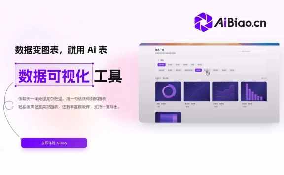 AiBiao.cn - AI数据可视化工具,一句话自动生成图表