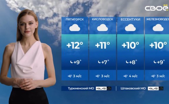 俄罗斯电视台首次推出 AI 女主播，负责天气预报节目